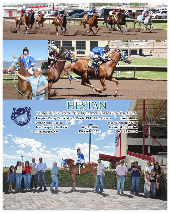 HESTAN - Mountain Top N.M. Bred Quarter Horse Futurity Trials - 05-29-26 - R04 - RUI