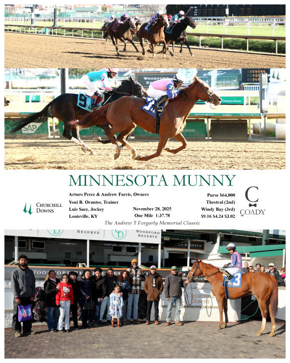 MINNESOTA MUNNY - 112825 - Race 04 - CD