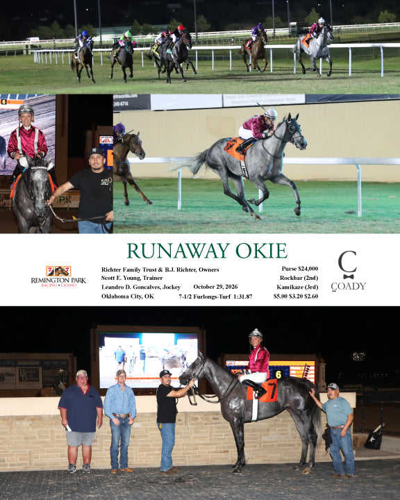 RUNAWAY OKIE - 10-29-26 - R04 - RP - Coady Media - Kurtis Coady Photography