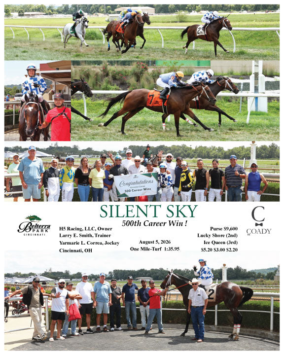 SILENT SKY - 500th Career Win ! - 08-05-26 - R04 - BTP