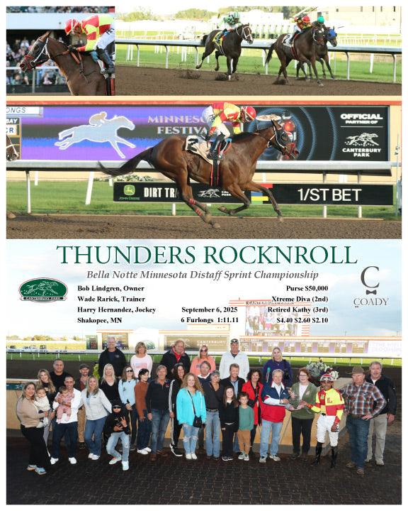 THUNDERS ROCKNROLL - Bella Notte Minnesota Distaff Sprint Championship - 09-06-25 - R04 - CBY - Coady Media - Kurtis Coady Photography