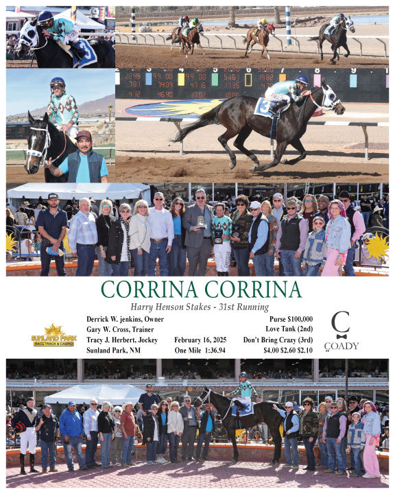 CORRINA CORRINA - Harry Henson Stakes - 31st Running - 02-16-25 - R05 - SUN - Coady Media - Kurtis Coady Photography