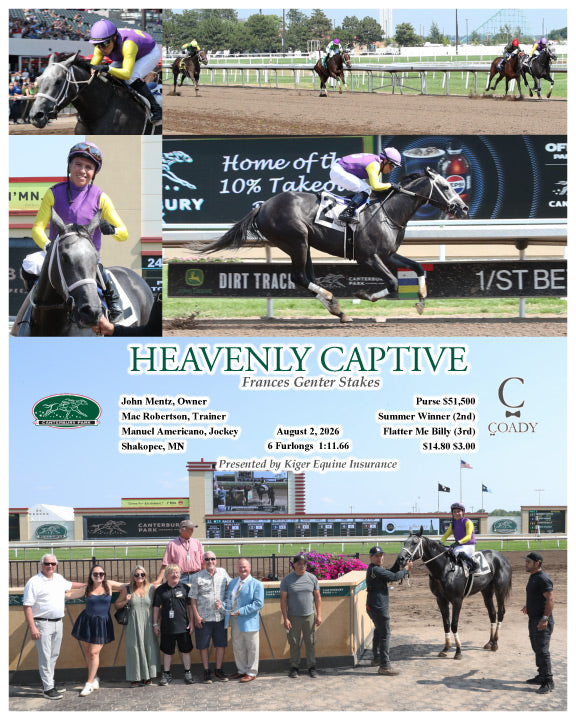 HEAVENLY CAPTIVE - Frances Genter Stakes - 08-02-26 - R05 - CBY