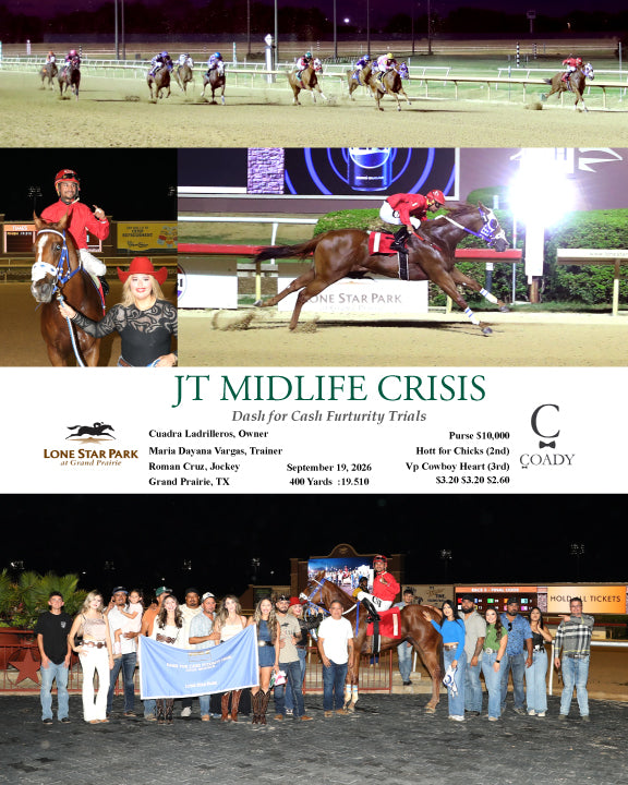 JT MIDLIFE CRISIS - Dash for Cash Furturity Trials - 09-19-26 - R05 - LSP