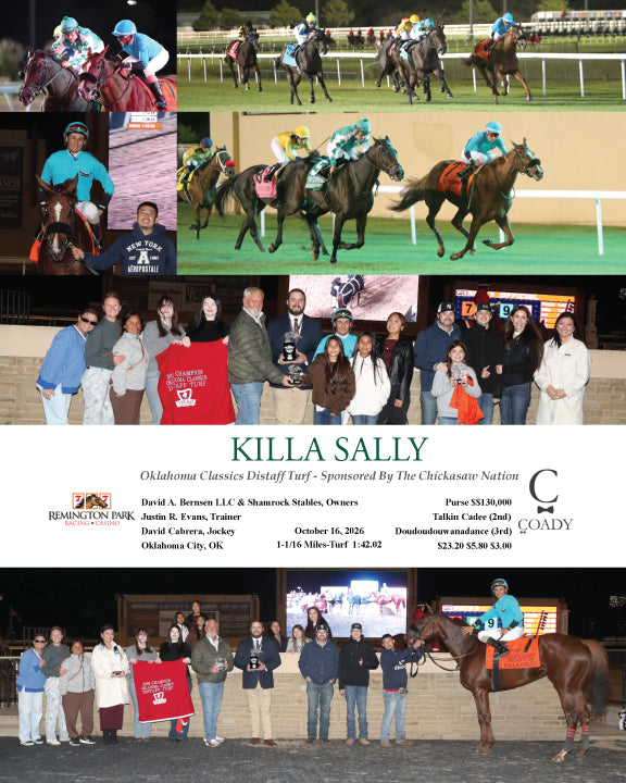 KILLA SALLY - Oklahoma Classics Distaff Turf - Sponsored By The Chickasaw Nation - 10-16-26 - R05 - RP