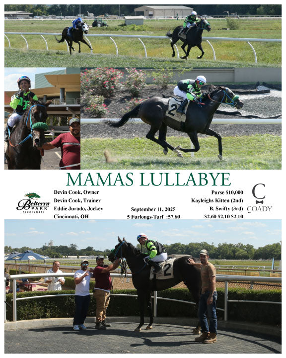 MAMAS LULLABYE - 091125 - Race 05 - BTP - Coady Media - Kurtis Coady Photography