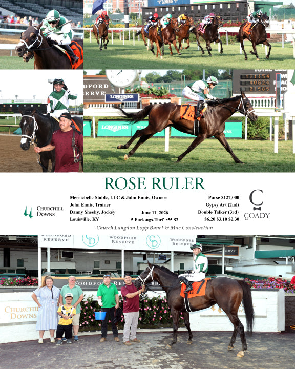 ROSE RULER - 061126 - Race 05 - CD