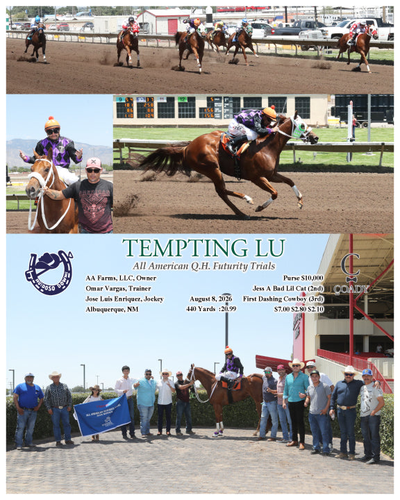 TEMPTING LU - All American Q.H. Futurity Trials - 08-08-26 - R05 - RUI