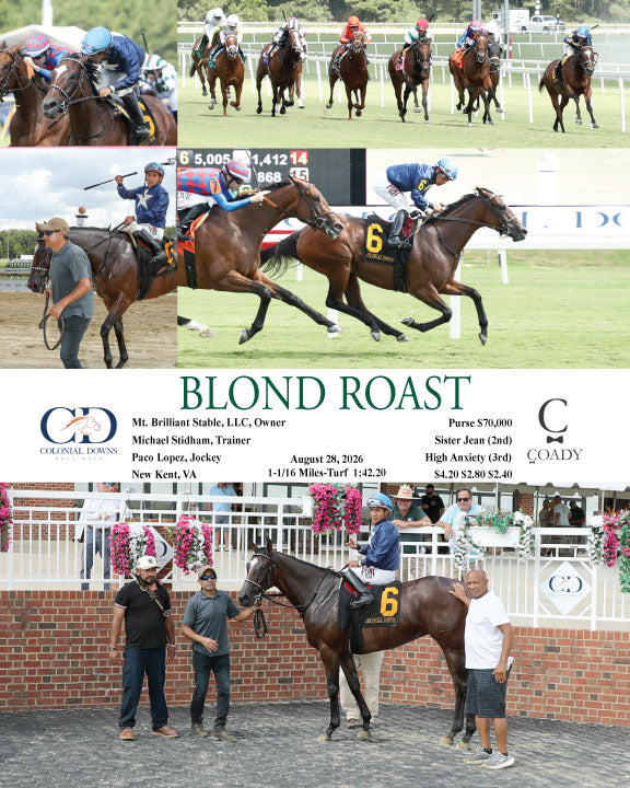 BLOND ROAST - 08-28-26 - R06 - CNL