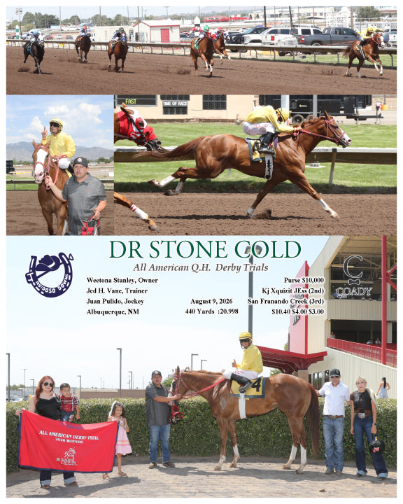 DR STONE COLD - All American Q.H. Derby Trials - 08-09-26 - R06 - RUI