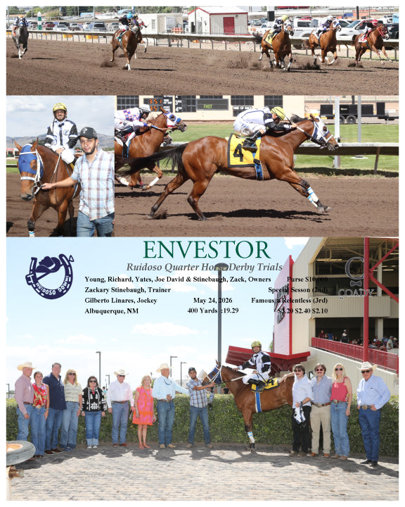 ENVESTOR - Ruidoso Quarter Horse Derby Trials - 05-24-26 - R06 - RUI