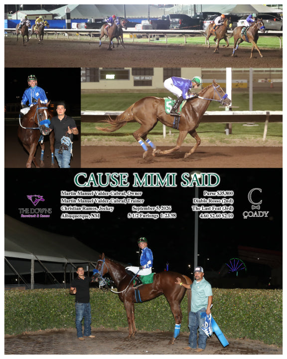 CAUSE MIMI SAID - 09-05-26 - R07 - ALB