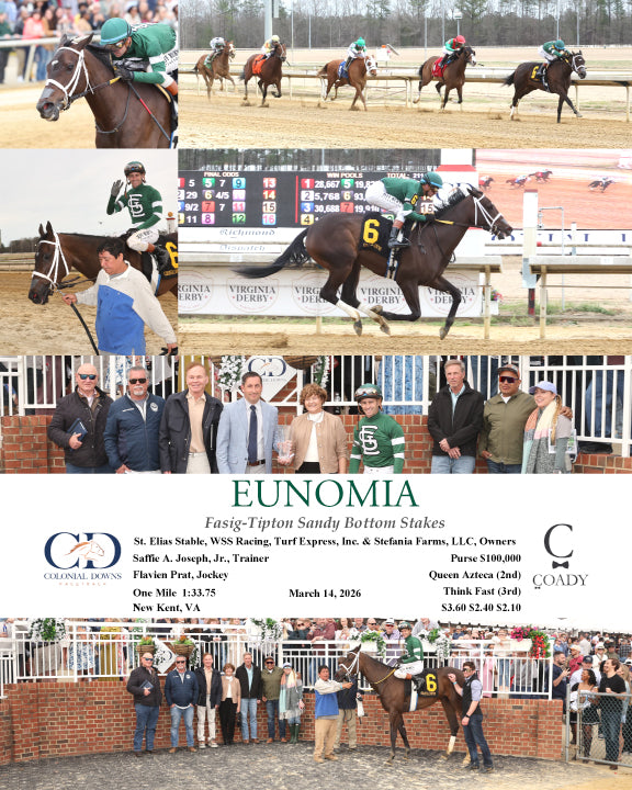 EUNOMIA - Fasig-Tipton Sandy Bottom Stakes - 03-14-26 - R07 - CNL - Coady Media - Kurtis Coady Photography