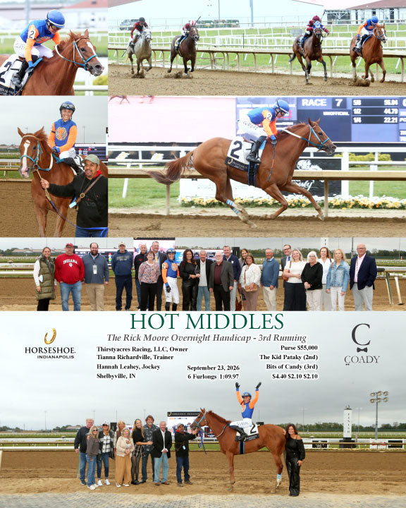 HOT MIDDLES - The Rick Moore Overnight Handicap - 3rd Running - 09-23-26 - R07 - IND