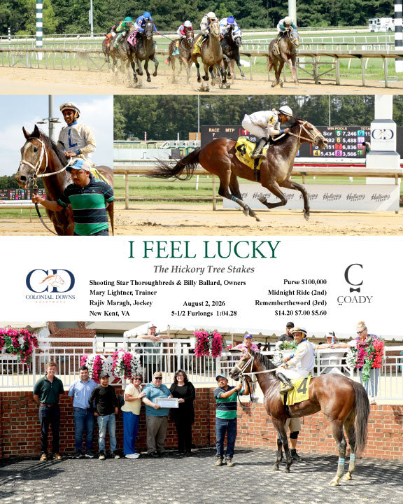 I FEEL LUCKY - The Hickory Tree Stakes - 08-02-26 - R07 - CNL