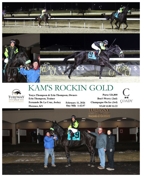 KAM'S ROCKIN GOLD - 02-11-26 - R07 - TP - Coady Media - Kurtis Coady Photography