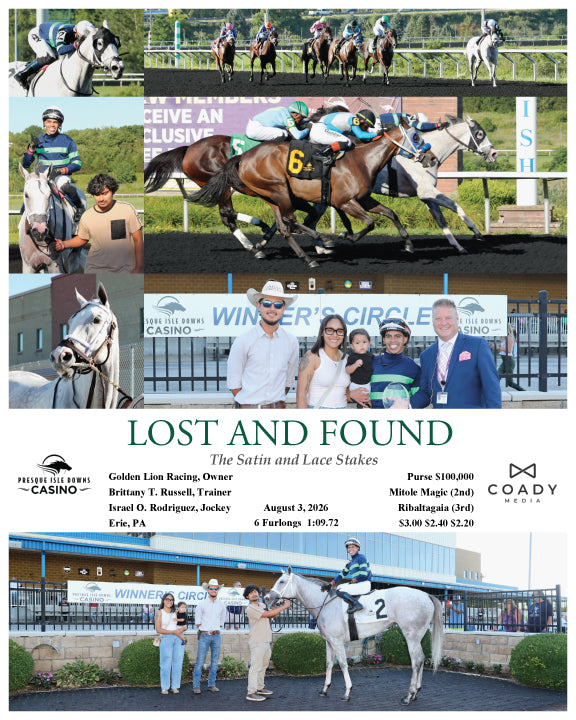 LOST AND FOUND - The Satin and Lace Stakes - 08-03-26 - R07 - PID