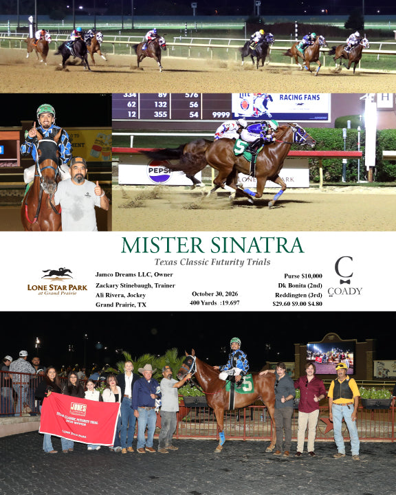MISTER SINATRA - Texas Classic Futurity Trials - 10-30-26 - R07 - LS - Coady Media - Kurtis Coady Photography