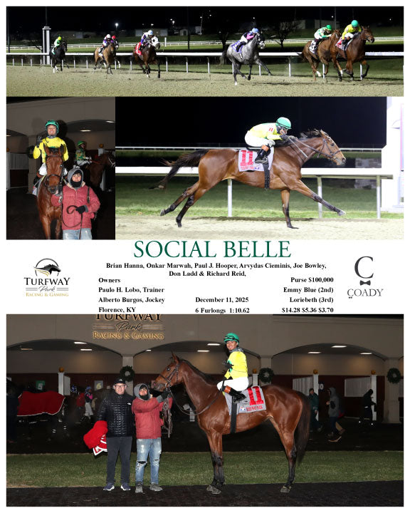 SOCIAL BELLE - The Michael R. Henley Memorial - 12-11-25 - R07 - TP