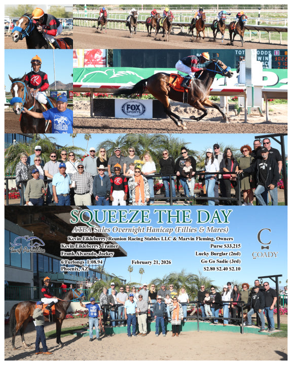 SQUEEZE THE DAY - ATBA Sales Overnight Hanicap (Fillies & Mares) - 02-21-26 - R07 - TUP - Coady Media - Kurtis Coady Photography