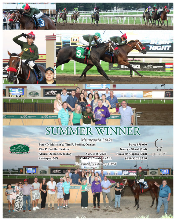 SUMMER WINNER - Minnesota Oaks - 08-15-26 - R07 - CBY