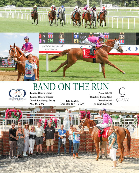 BAND ON THE RUN - 07-26-26 - R08 - CNL