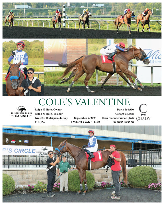 COLE'S VALENTINE - 09-02-26 - R08 - PID