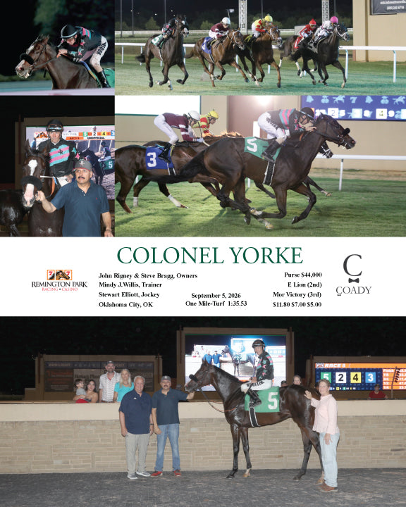 COLONEL YORKE - 09-05-26 - R08 - RP