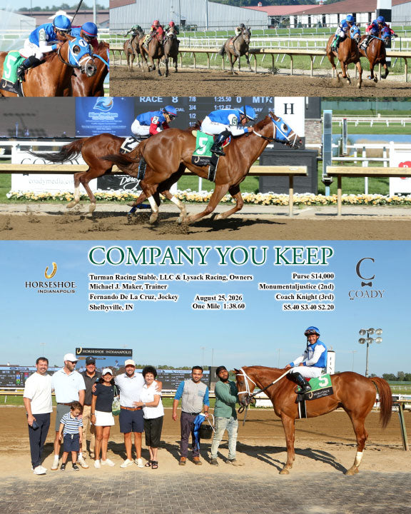 COMPANY YOU KEEP - 08-25-26 - R08 - IND
