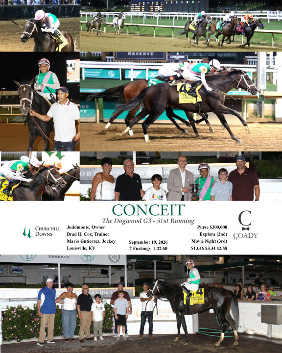 CONCEIT - The Dogwood G3 - 51st Running - 09-19-26 - R08 - CD