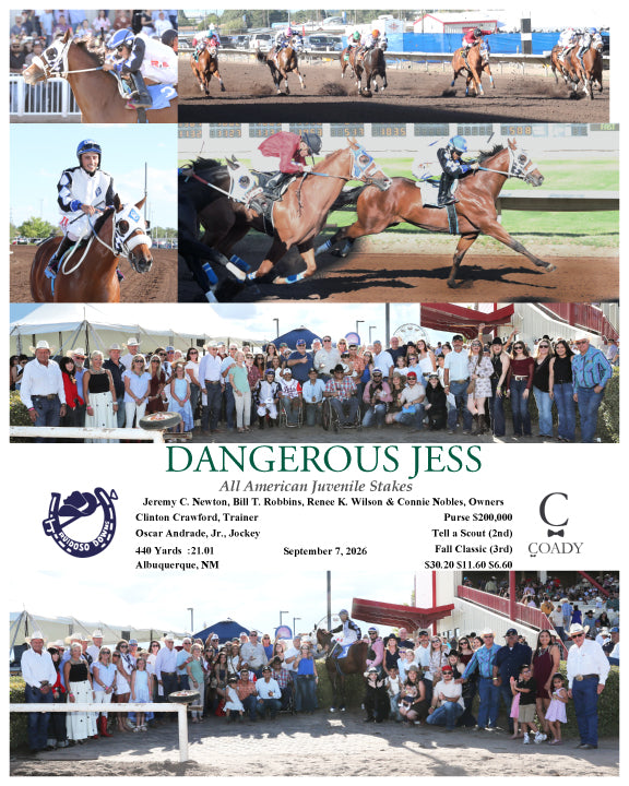 DANGEROUS JESS - All American Juvenile Stakes - 09-07-26 - R08 - RUI