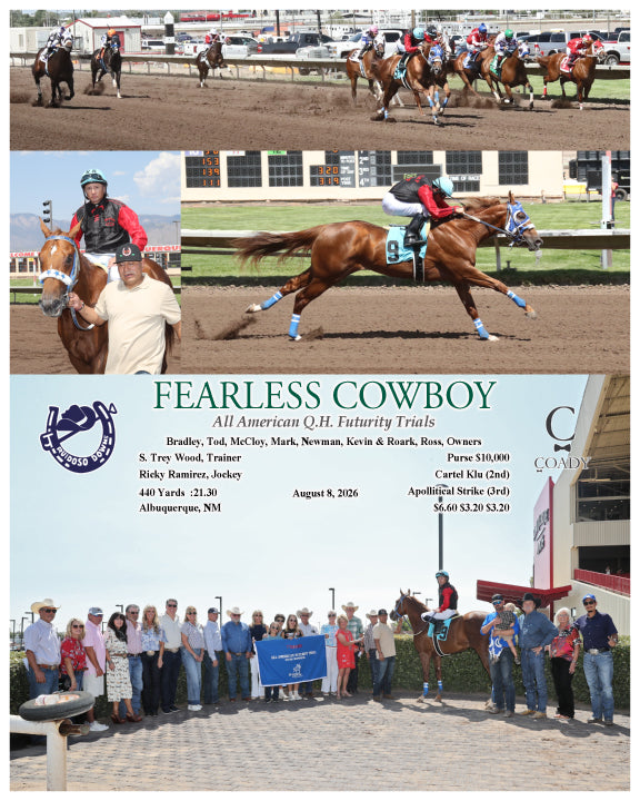 FEARLESS COWBOY - All American Q.H. Futurity Trials - 08-08-26 - R08 - RUI