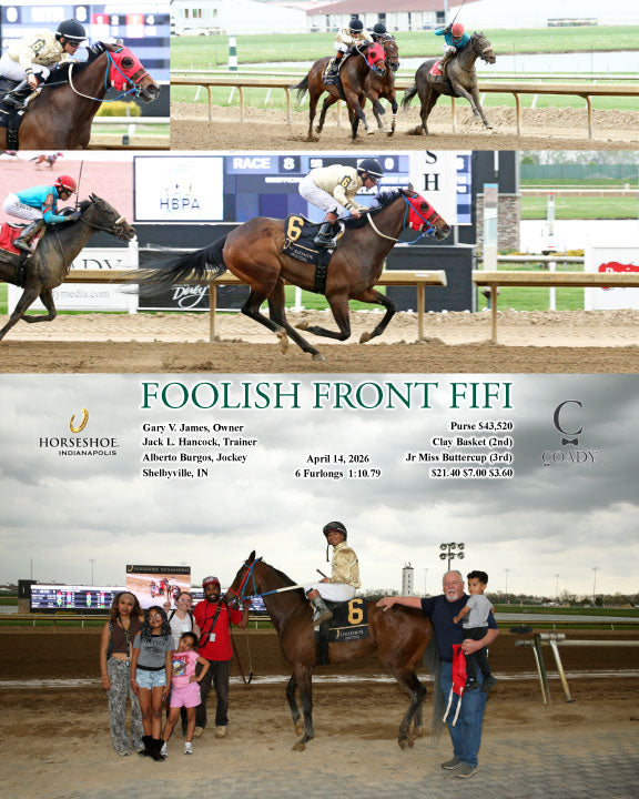 FOOLISH FRONT FIFI - 041426 - Race 08 - IND - Coady Media - Kurtis Coady Photography