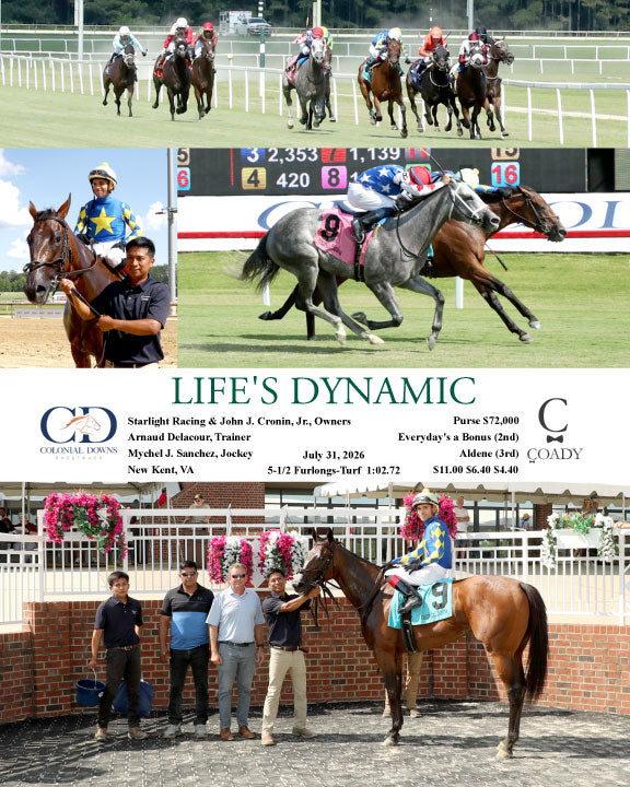 LIFE'S DYNAMIC - 07-31-26 - R08 - CNL