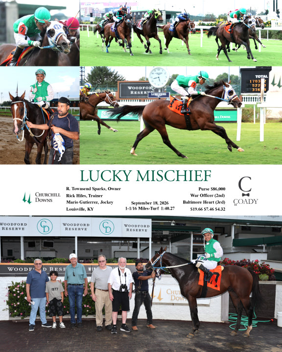 LUCKY MISCHIEF - 091826 - Race 08 - CD