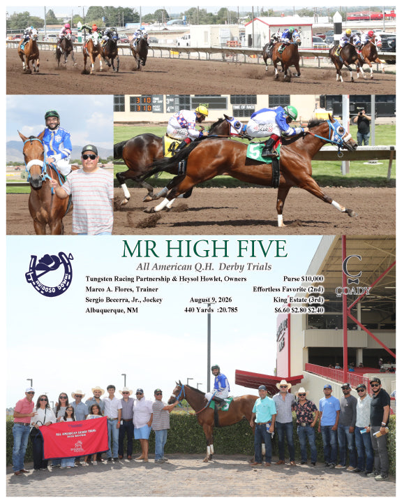 MR HIGH FIVE - All American Q.H. Derby Trials - 08-09-26 - R08 - RUI