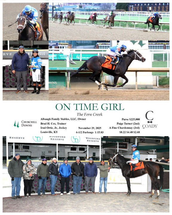 ON TIME GIRL - The Fern Creek - 11-29-25 - R08 - CD