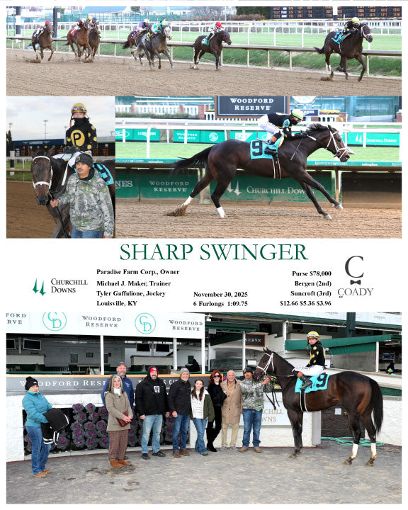 SHARP SWINGER - 11-30-25 - R08 - CD