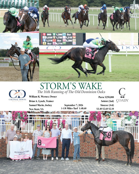 STORM'S WAKE - The 16th Running of The Old Dominion Oaks - 09-07-26 - R08 - CNL
