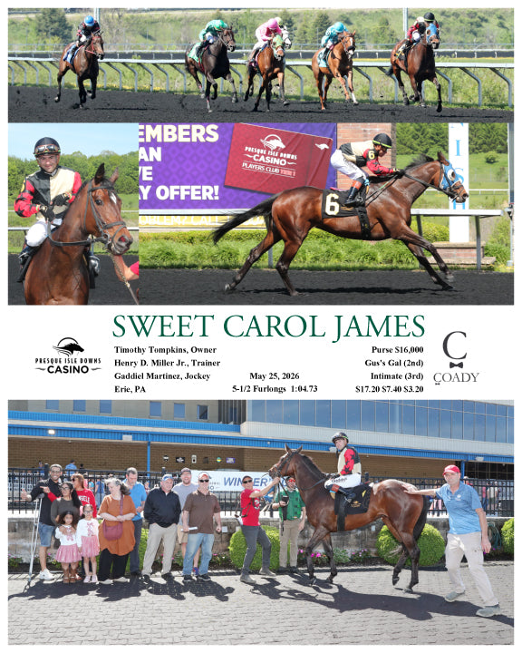 SWEET CAROL JAMES - 05-25-26 - R08 - PID - Coady Media - Kurtis Coady Photography