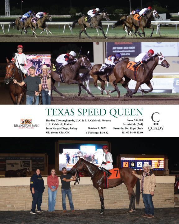 TEXAS SPEED QUEEN - 10-01-26 - R08 - RP