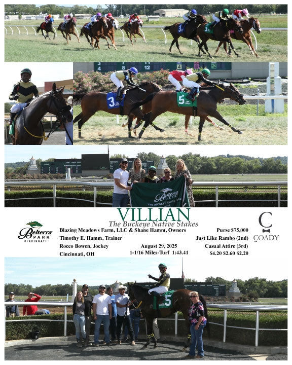 VILLIAN - The Buckeye Native Stakes - 08-29-25 - R08 - BTP - Coady Media - Kurtis Coady Photography