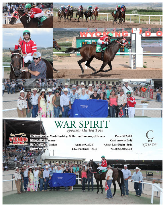 WAR SPIRIT - Sponsor United Tote - 08-09-26 - R08 - WYO