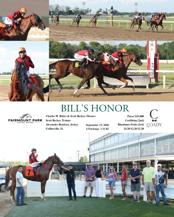 BILL'S HONOR - 09-15-26 - R09 - FP