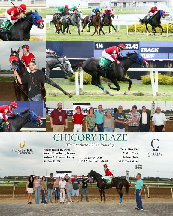 CHICORY BLAZE - The Bucchero - 22nd Running - 08-26-26 - R09 - IND