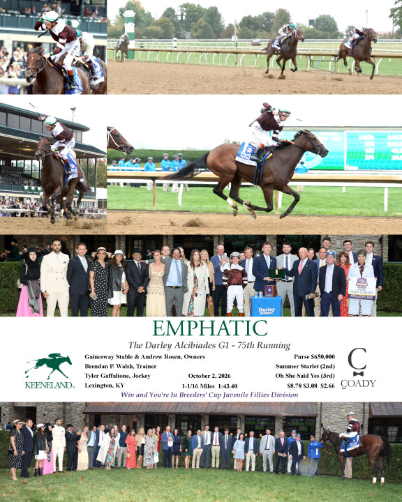 EMPHATIC - 100226 - Race 09 - KEE The Darley Alcibiades G1