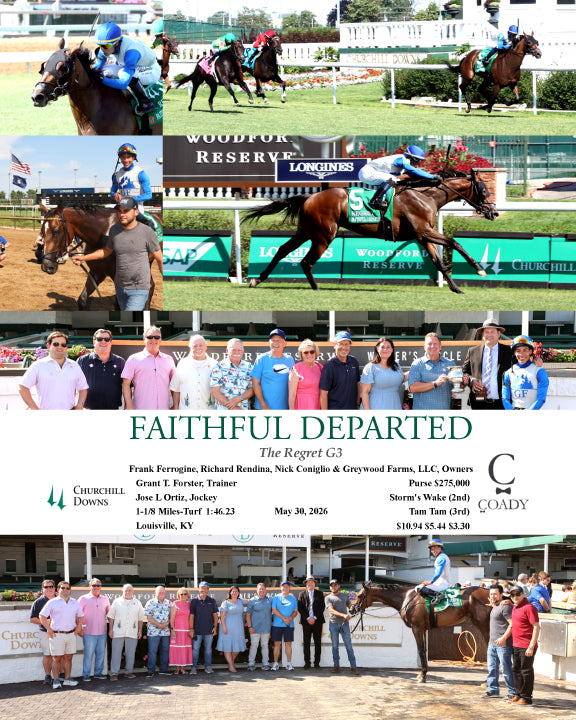 FAITHFUL DEPARTED - 053026 - Race 09 - CD The Regret G3