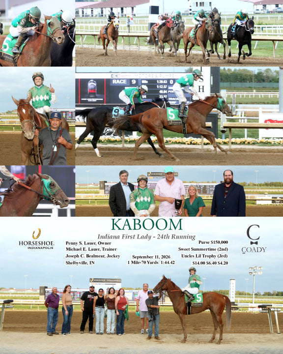 KABOOM - Indiana First Lady - 24th Running - 09-11-26 - R09 - IND