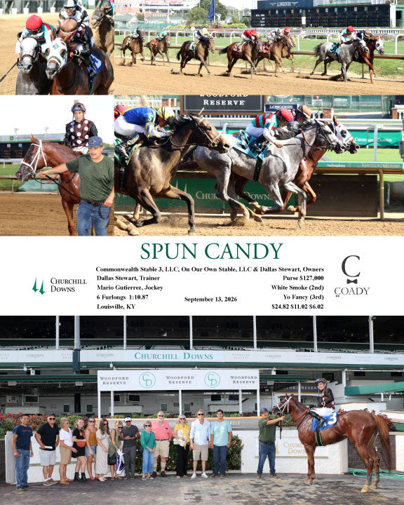 SPUN CANDY - 091326 - Race 09 - CD