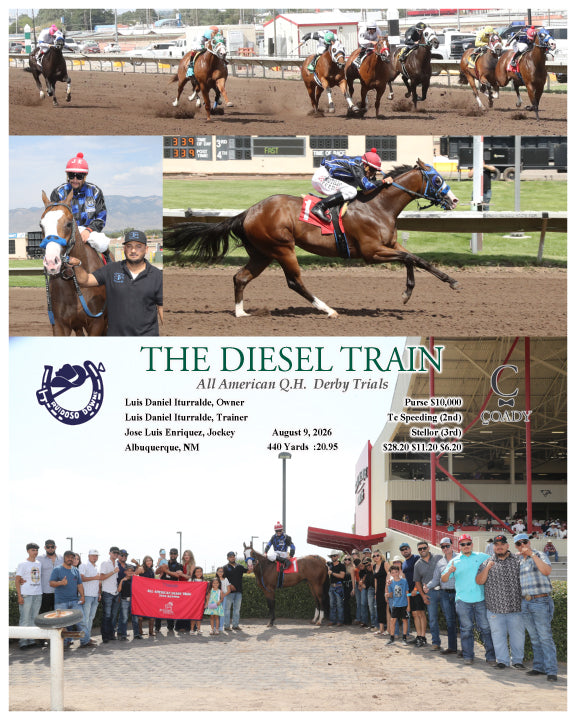 THE DIESEL TRAIN - All American Q.H. Derby Trials - 08-09-26 - R09 - RUI